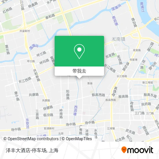 泽丰大酒店-停车场地图
