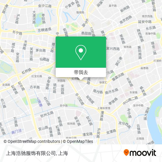 上海浩驰服饰有限公司地图