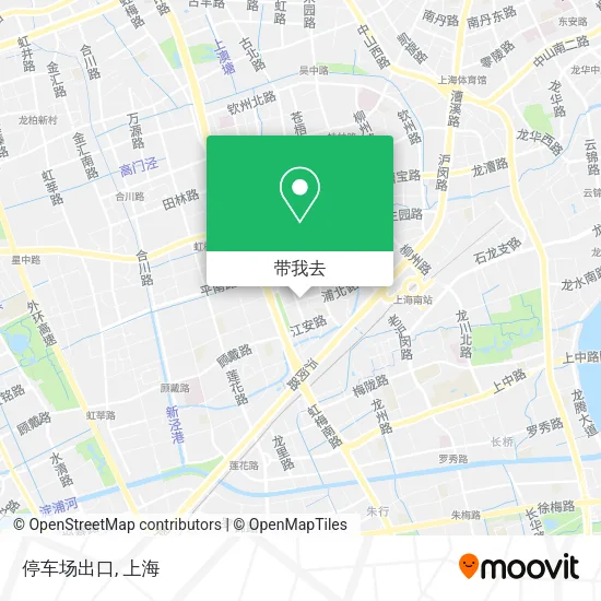 停车场出口地图