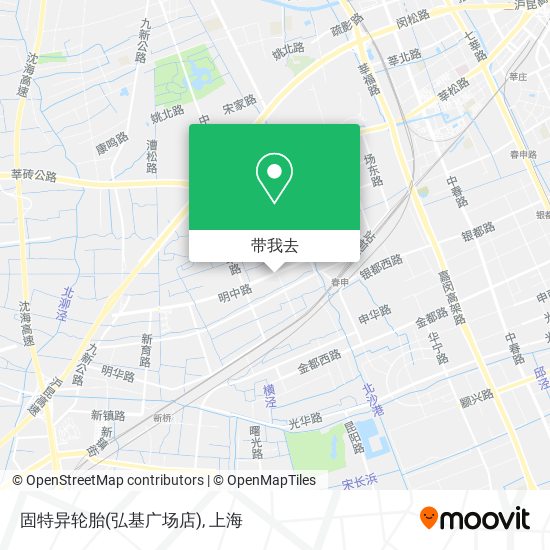 固特异轮胎(弘基广场店)地图