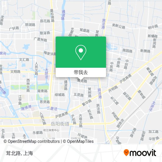 茸北路地图