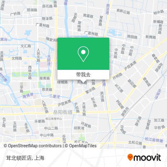 茸北锁匠店地图