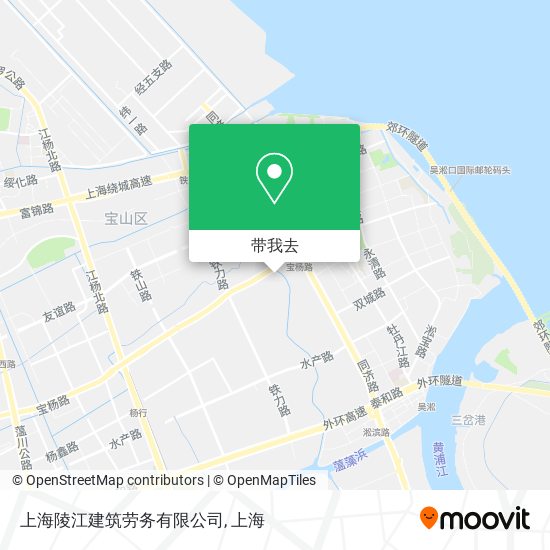 上海陵江建筑劳务有限公司地图