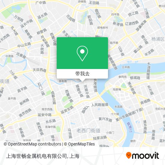 上海世畅金属机电有限公司地图