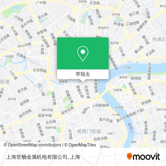 上海世畅金属机电有限公司地图