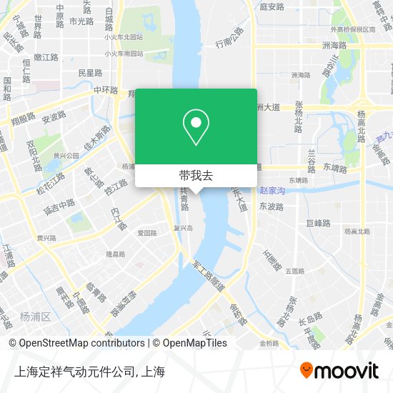 上海定祥气动元件公司地图