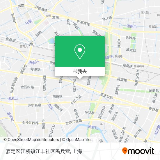 嘉定区江桥镇江丰社区民兵营地图