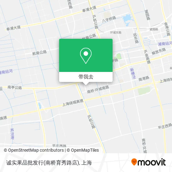 诚实果品批发行(南桥育秀路店)地图
