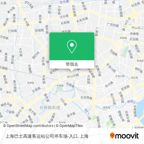 上海巴士高速客运站公司停车场-入口地图