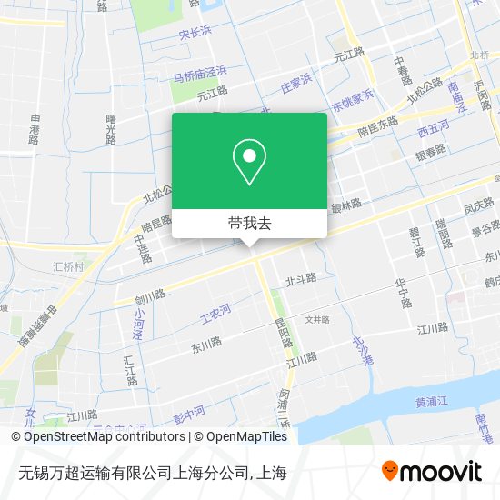 无锡万超运输有限公司上海分公司地图