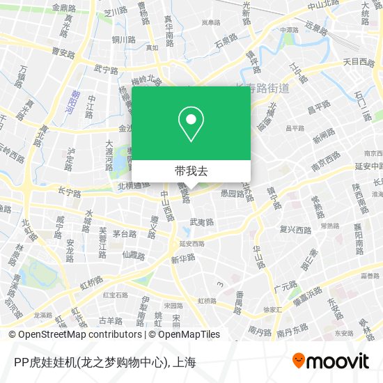 PP虎娃娃机(龙之梦购物中心)地图