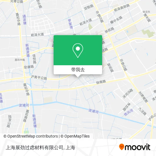 上海展劲过虑材料有限公司地图