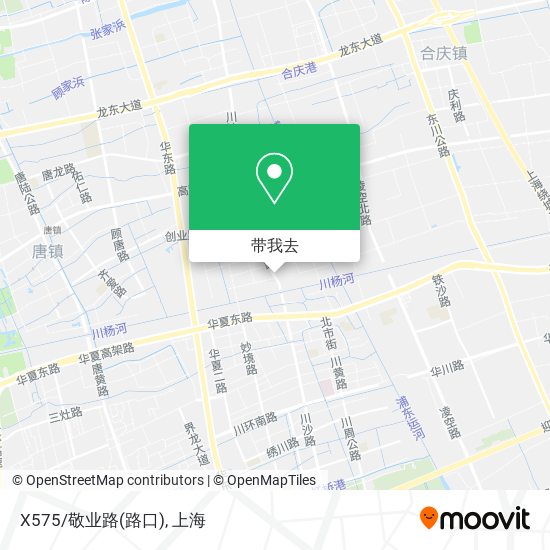 X575/敬业路(路口)地图