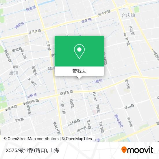 X575/敬业路(路口)地图