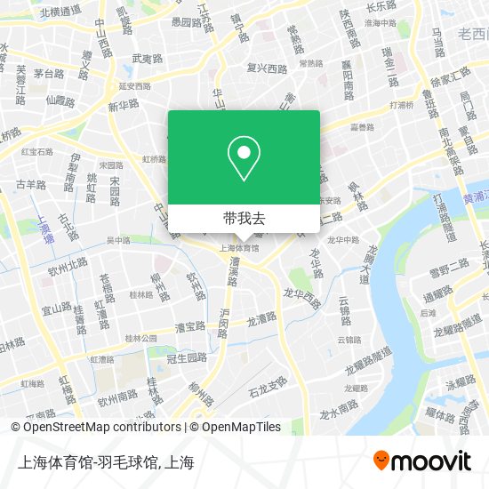 上海体育馆-羽毛球馆地图