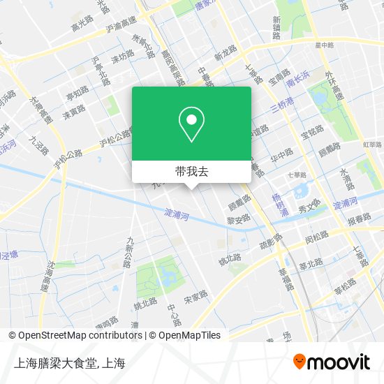 上海膳梁大食堂地图