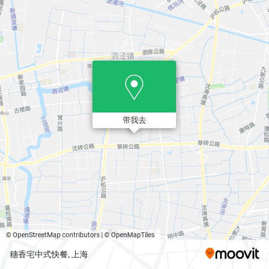 穗香宅中式快餐地图