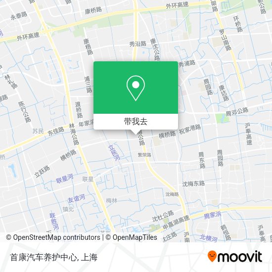 首康汽车养护中心地图