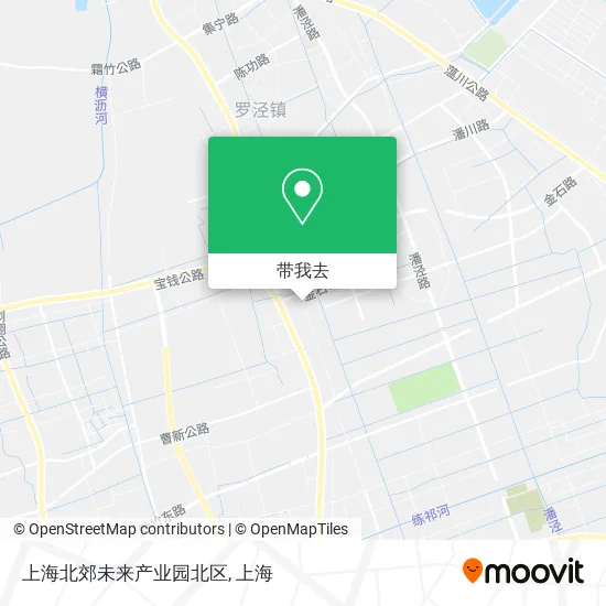 上海北郊未来产业园北区地图