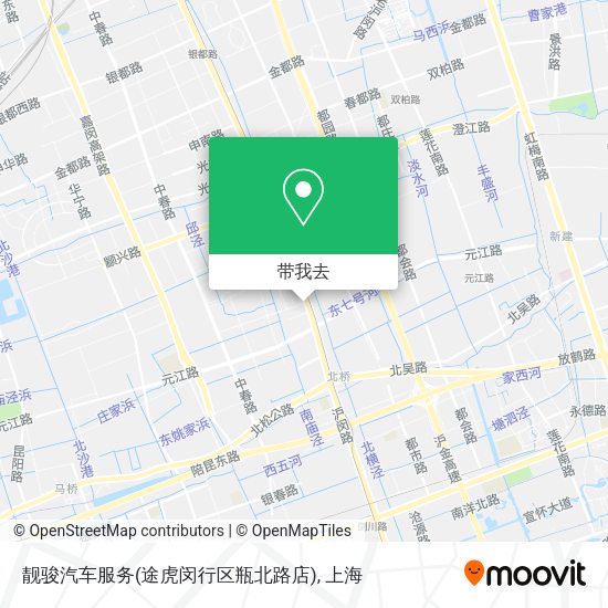 靓骏汽车服务(途虎闵行区瓶北路店)地图