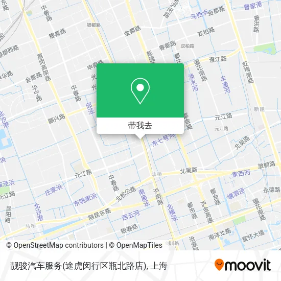 靓骏汽车服务(途虎闵行区瓶北路店)地图