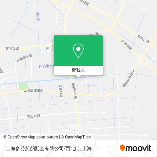 上海多芬船舶配套有限公司-西北门地图