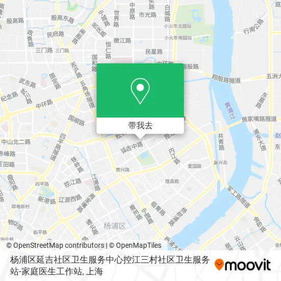 杨浦区延吉社区卫生服务中心控江三村社区卫生服务站-家庭医生工作站地图