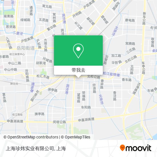 上海珍炜实业有限公司地图