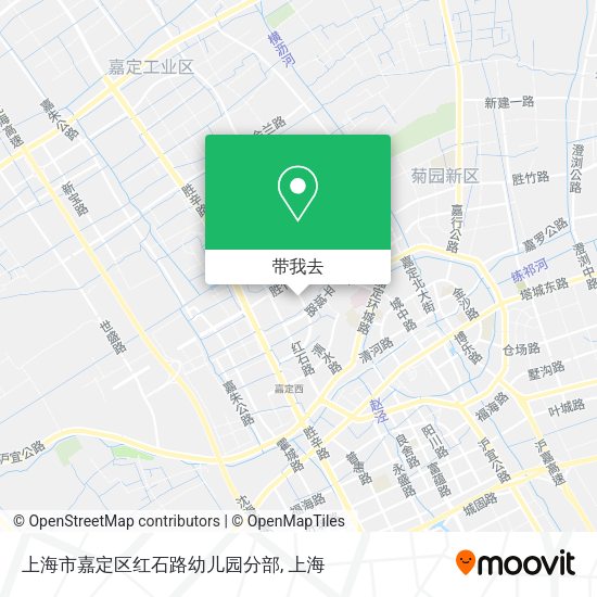 上海市嘉定区红石路幼儿园分部地图