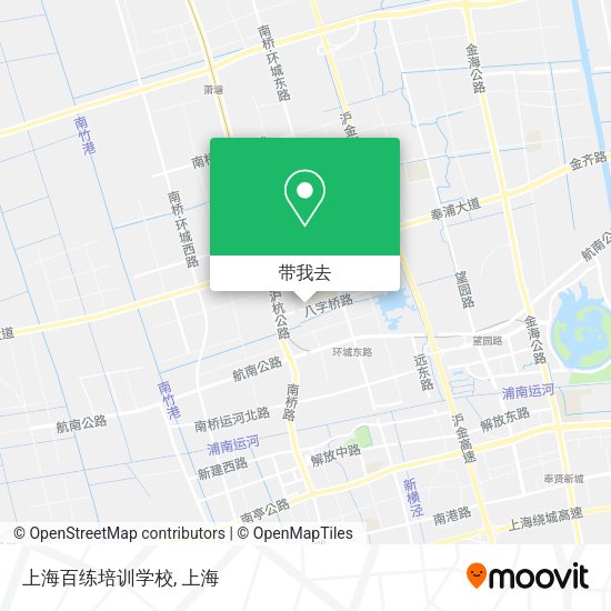 上海百练培训学校地图
