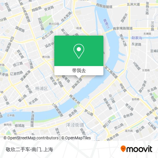 敬欣二手车-南门地图