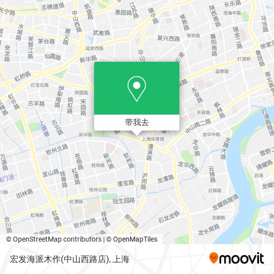 宏发海派木作(中山西路店)地图