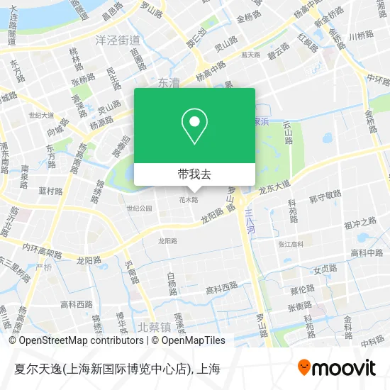 夏尔天逸(上海新国际博览中心店)地图