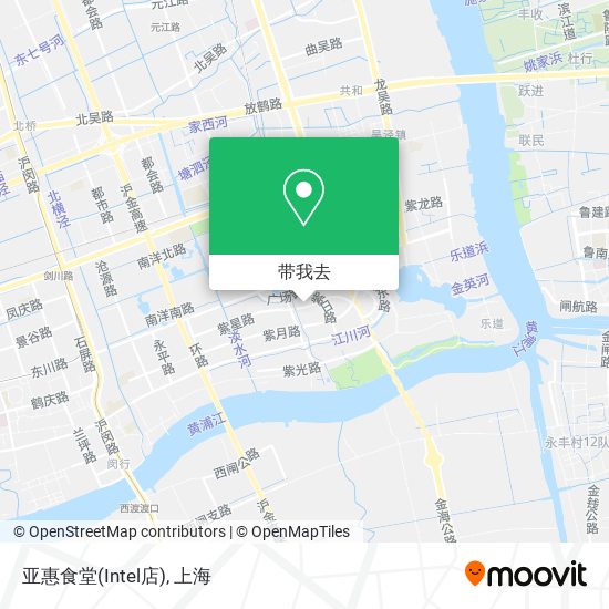 亚惠食堂(Intel店)地图