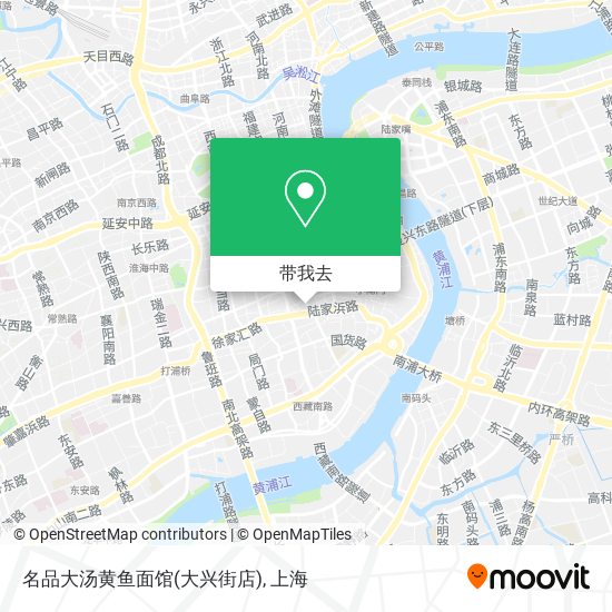 名品大汤黄鱼面馆(大兴街店)地图