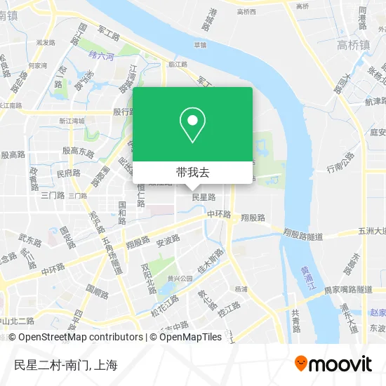民星二村-南门地图