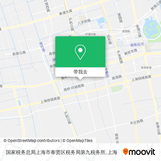 国家税务总局上海市奉贤区税务局第九税务所地图