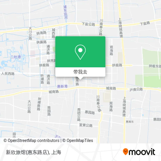 新欣旅馆(惠东路店)地图