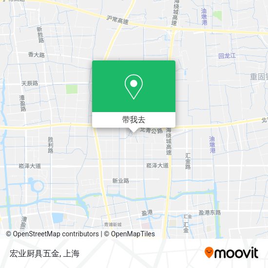 宏业厨具五金地图