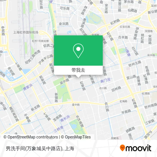 男洗手间(万象城吴中路店)地图
