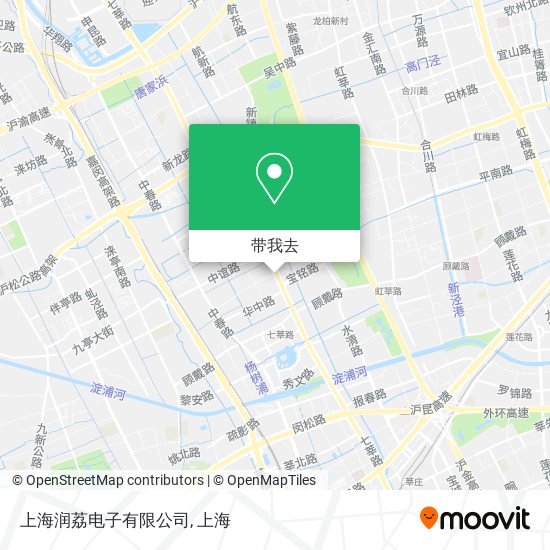 上海润荔电子有限公司地图