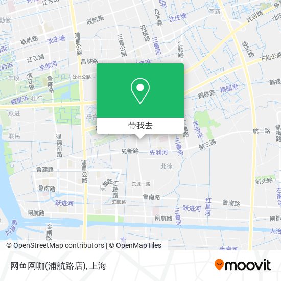 网鱼网咖(浦航路店)地图
