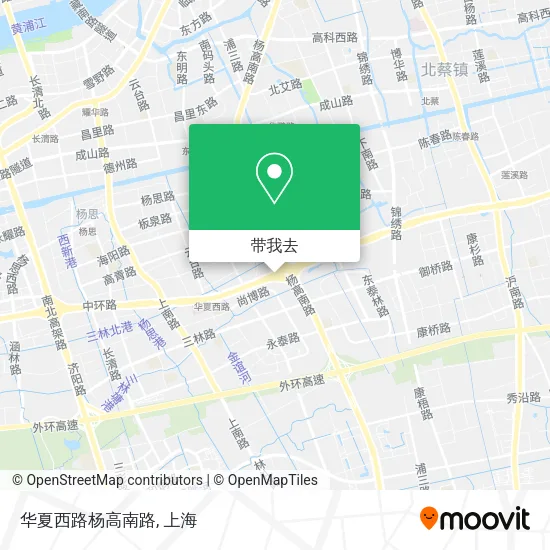华夏西路杨高南路地图