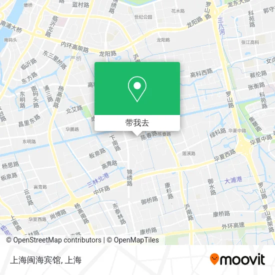 上海闽海宾馆地图