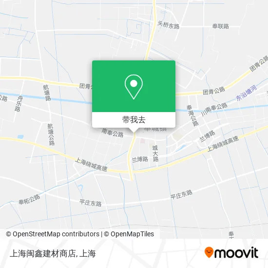 上海闽鑫建材商店地图