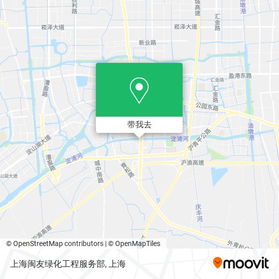 上海闽友绿化工程服务部地图