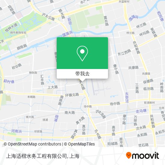 上海适楷水务工程有限公司地图