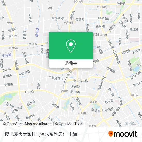 酷儿豪大大鸡排（汶水东路店）地图