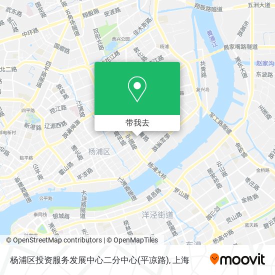 杨浦区投资服务发展中心二分中心(平凉路)地图