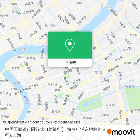 中国工商银行附行式自助银行(上海分行浦东桃林路支行)地图